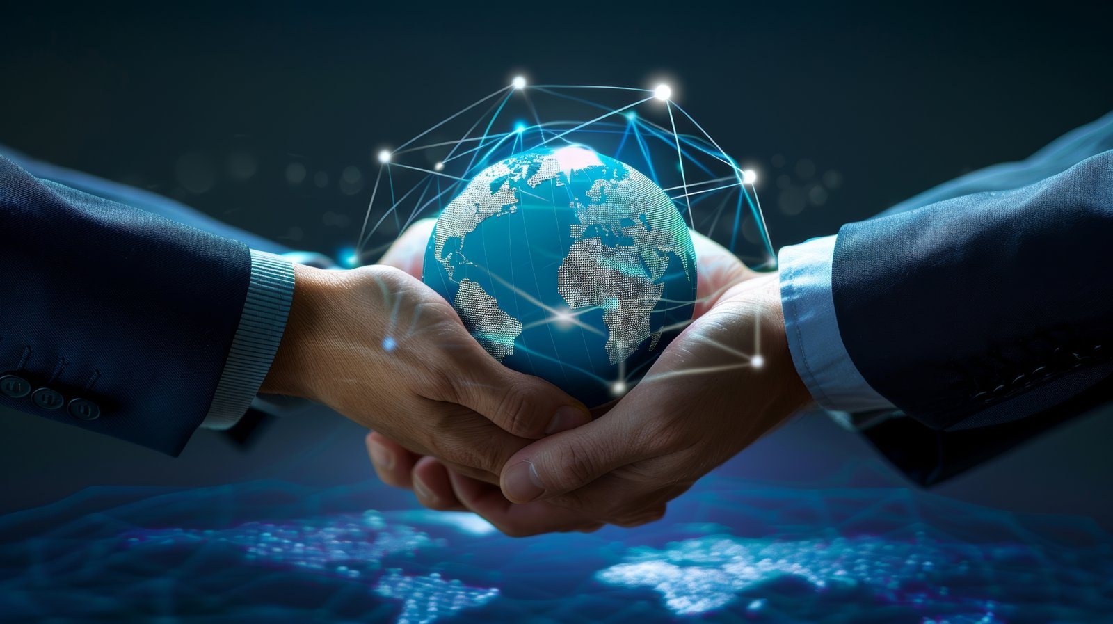 Students participating in global partnerships programs